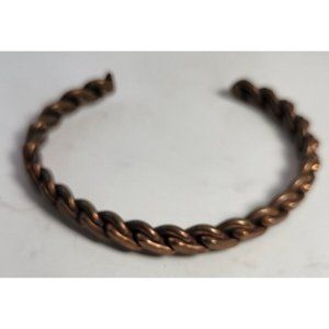 Copper Fused Link Cuff Bracelet